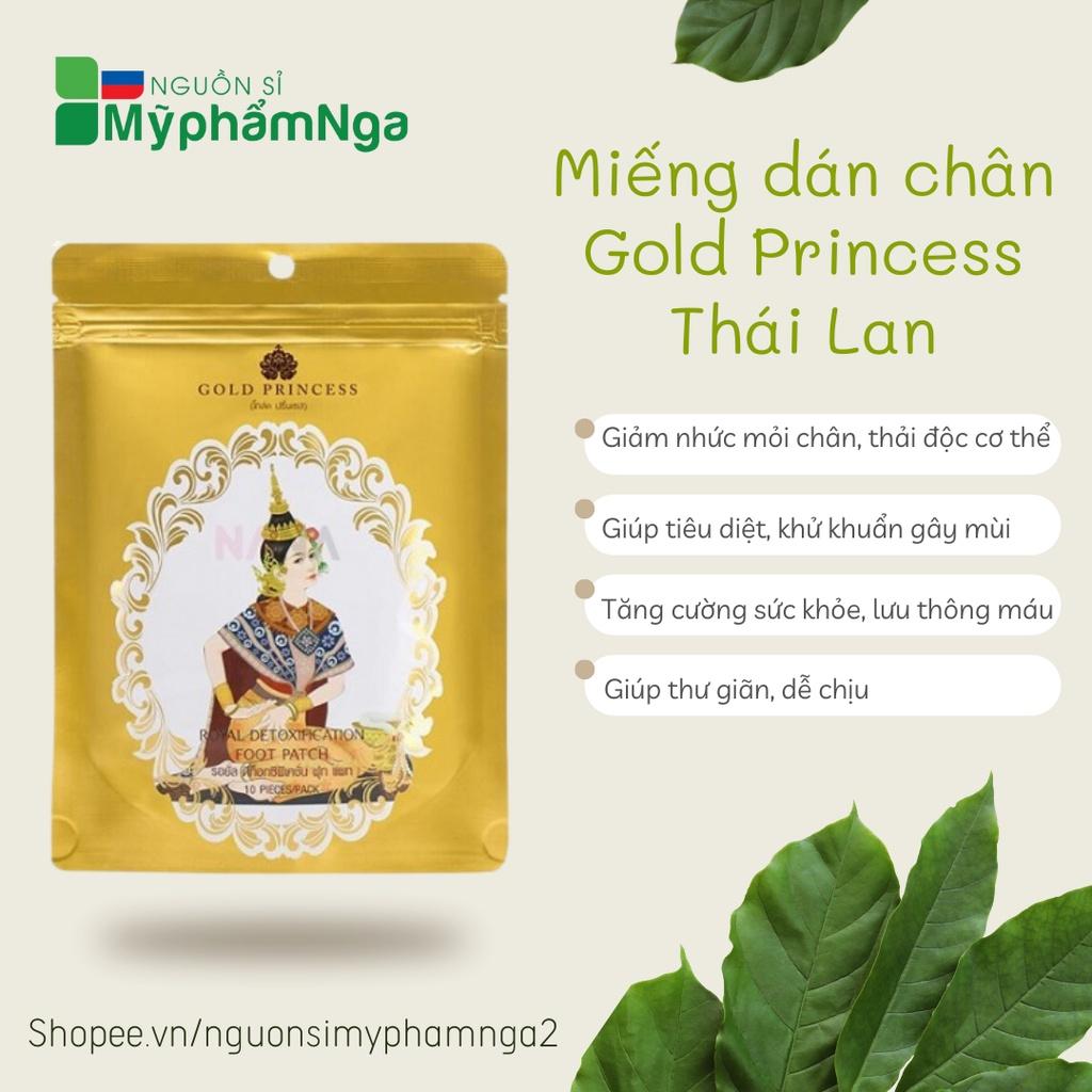 Miếng dán thải độc bàn chân Gold Princess Thái Lan