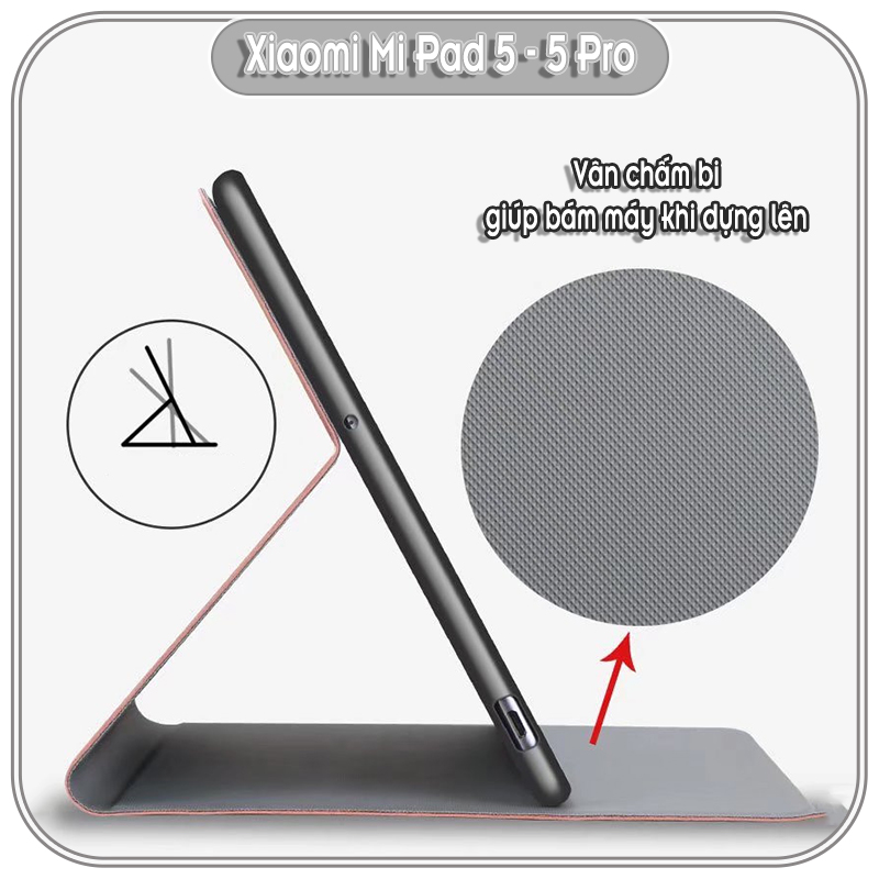 Bao Da cho Xiaomi Pad 5 - 5 Pro giả da con hươu