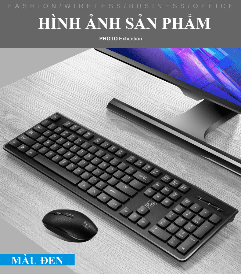 Bàn phím và Chuột không dây 8810