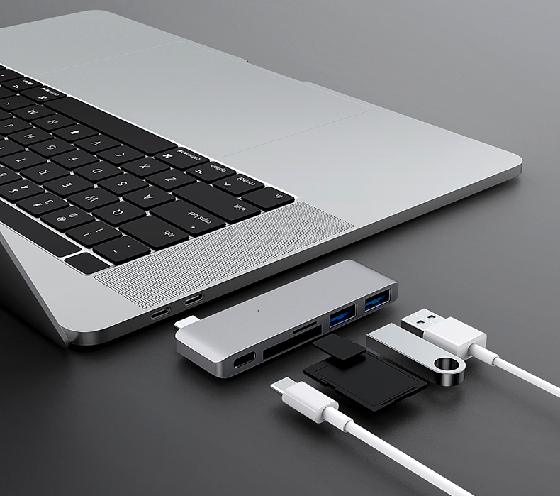 Cổng Chuyển HyperDrive  5-in-1 USB-C Hub  For MacBook, PC & Devices - GN21B - HÀNG CHÍNH HÃNG