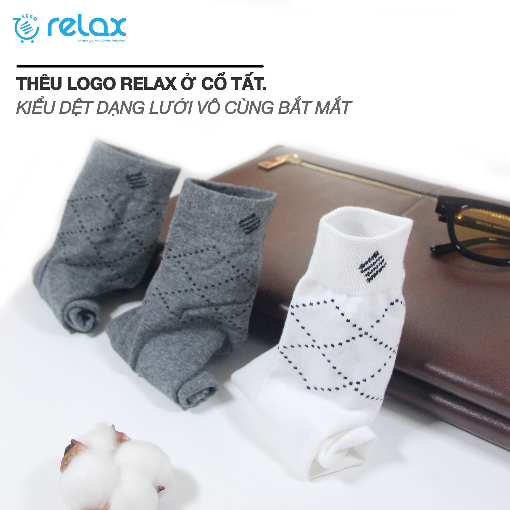 VỚ NAM RELAX RDOV001 CHẤT LIỆU COTTON CO GIÃN