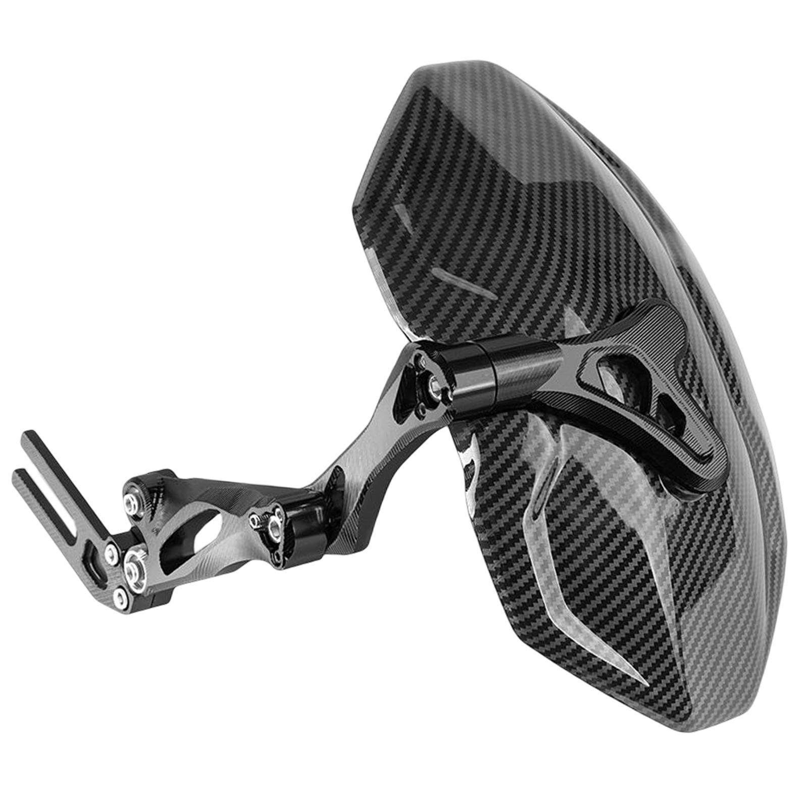 Motorcycle Rear  Mudguard  Aluminium Alloy Rear   , Black