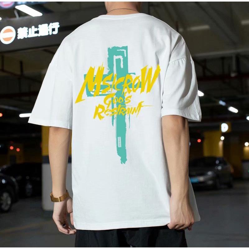 Áo Thun Nam Ngắn Tay In Hình Sáng Tạo