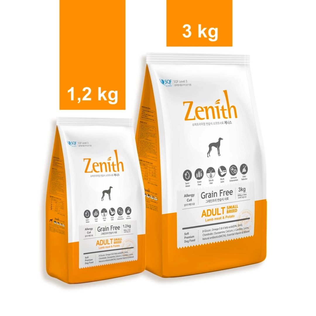 Thức ăn hạt mềm Zenith Adult - Dành cho Chó Trưởng Thành Vị Cừu và Khoai Tây