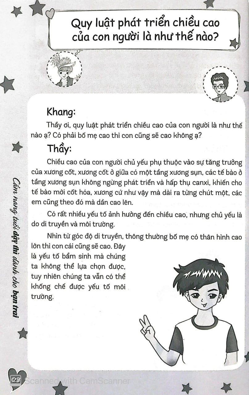 Sách Cẩm Nang Tuổi Dậy Thì Dành Cho Bạn Trai