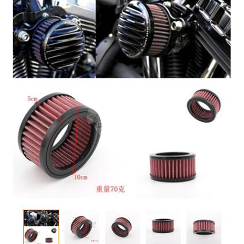 2xMotorcycle Air Cleaner Intake Filter for XL883 XL1200 X48