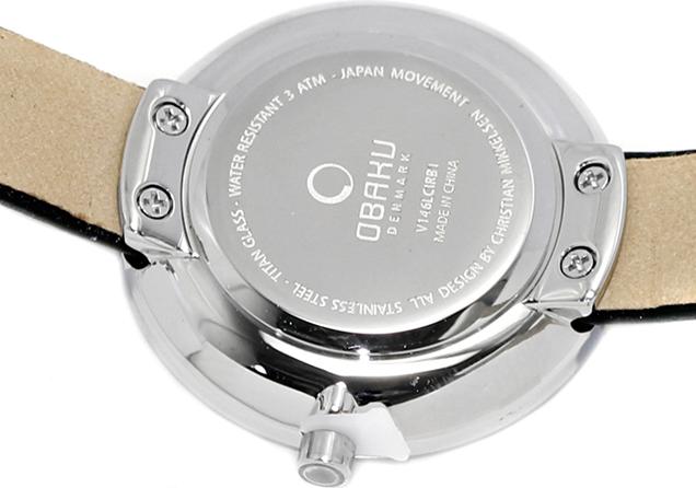 Đồng Hồ Nữ Dây Da Obaku V146LCIRB1 (27mm) - Đen