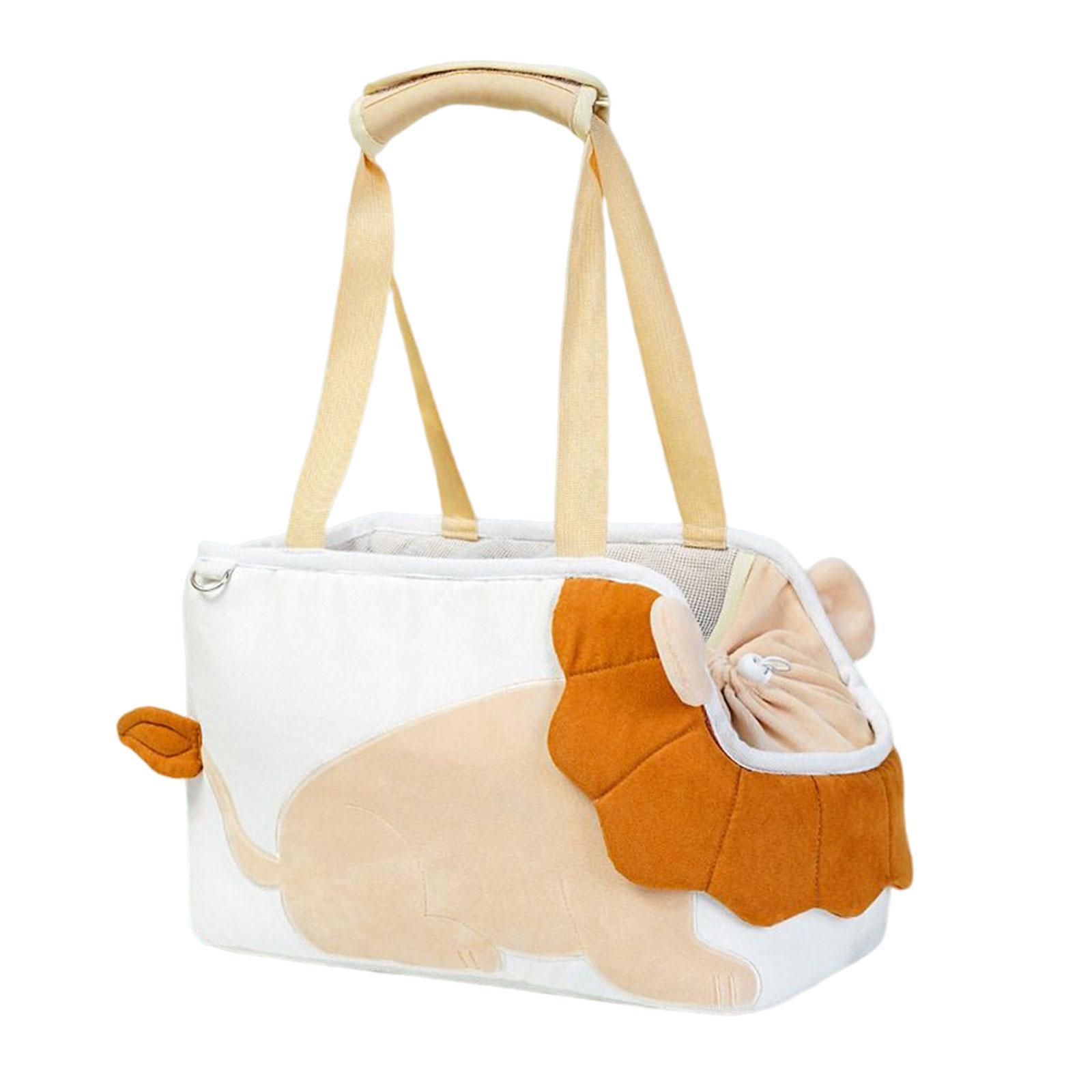 Pet Cat Shoulder Bag Pouch Hand Tote Cat Carrier Pattern Travel
