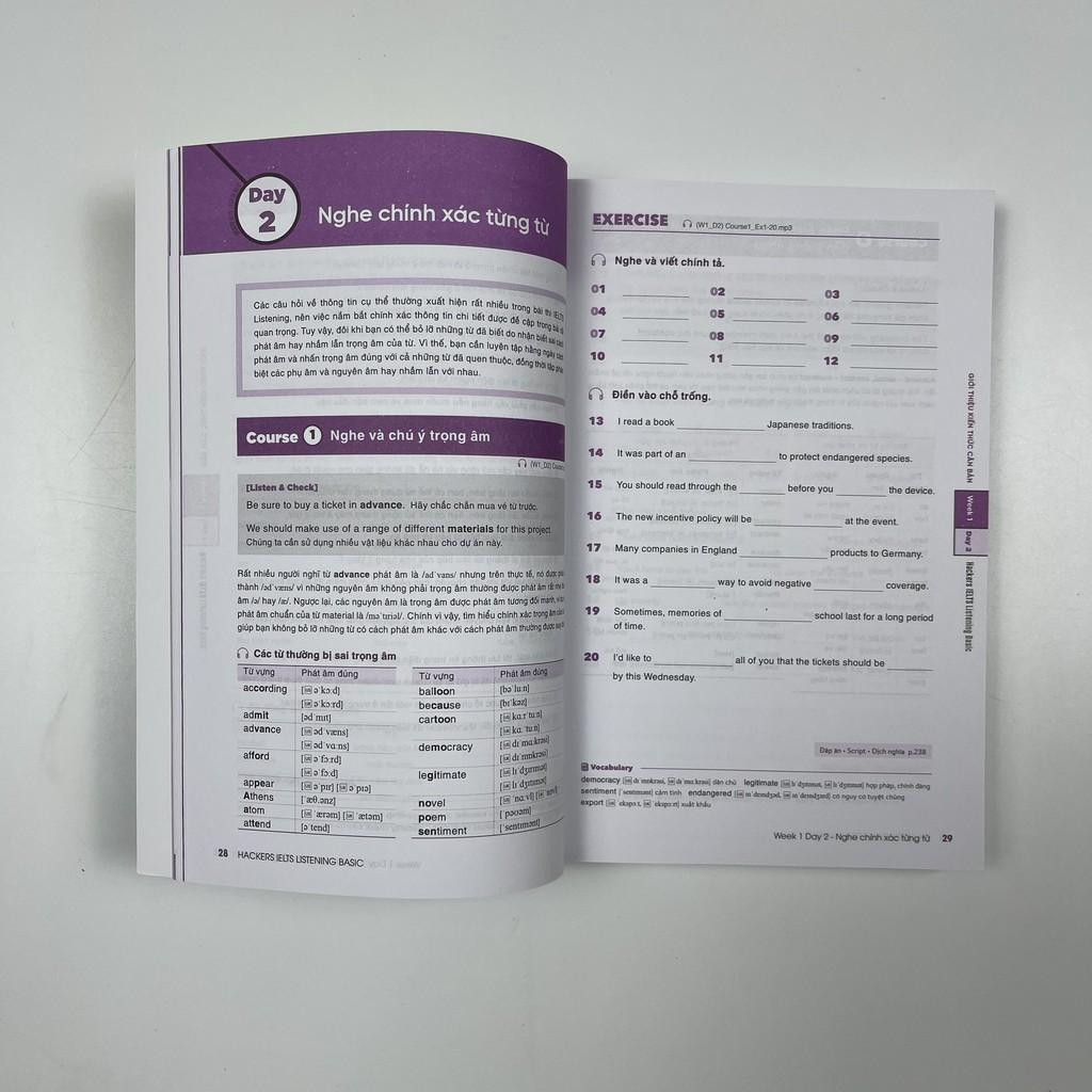 Hacker IELTS Basic - Listening - Bản Quyền