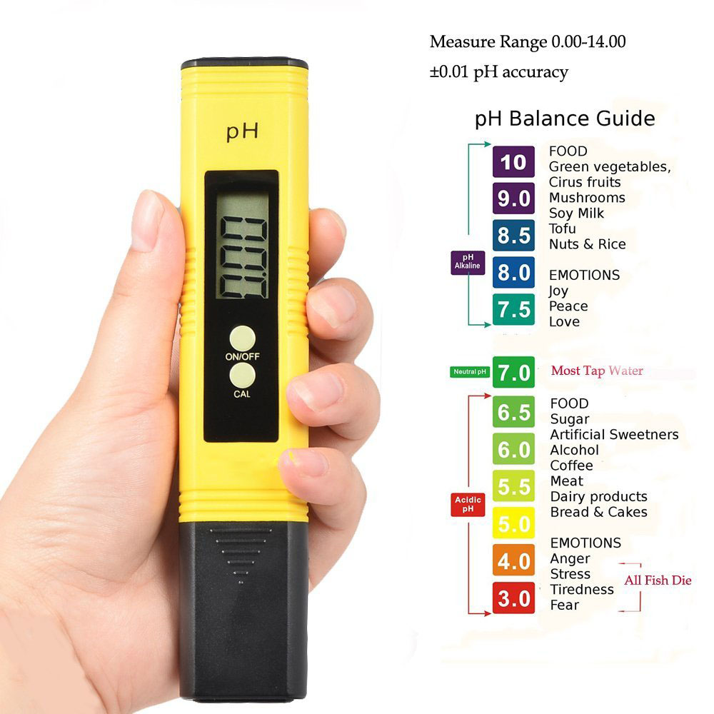 Bút đo độ PH, máy đo PH, dụng cụ đo PH (PH-2, Có đèn led)