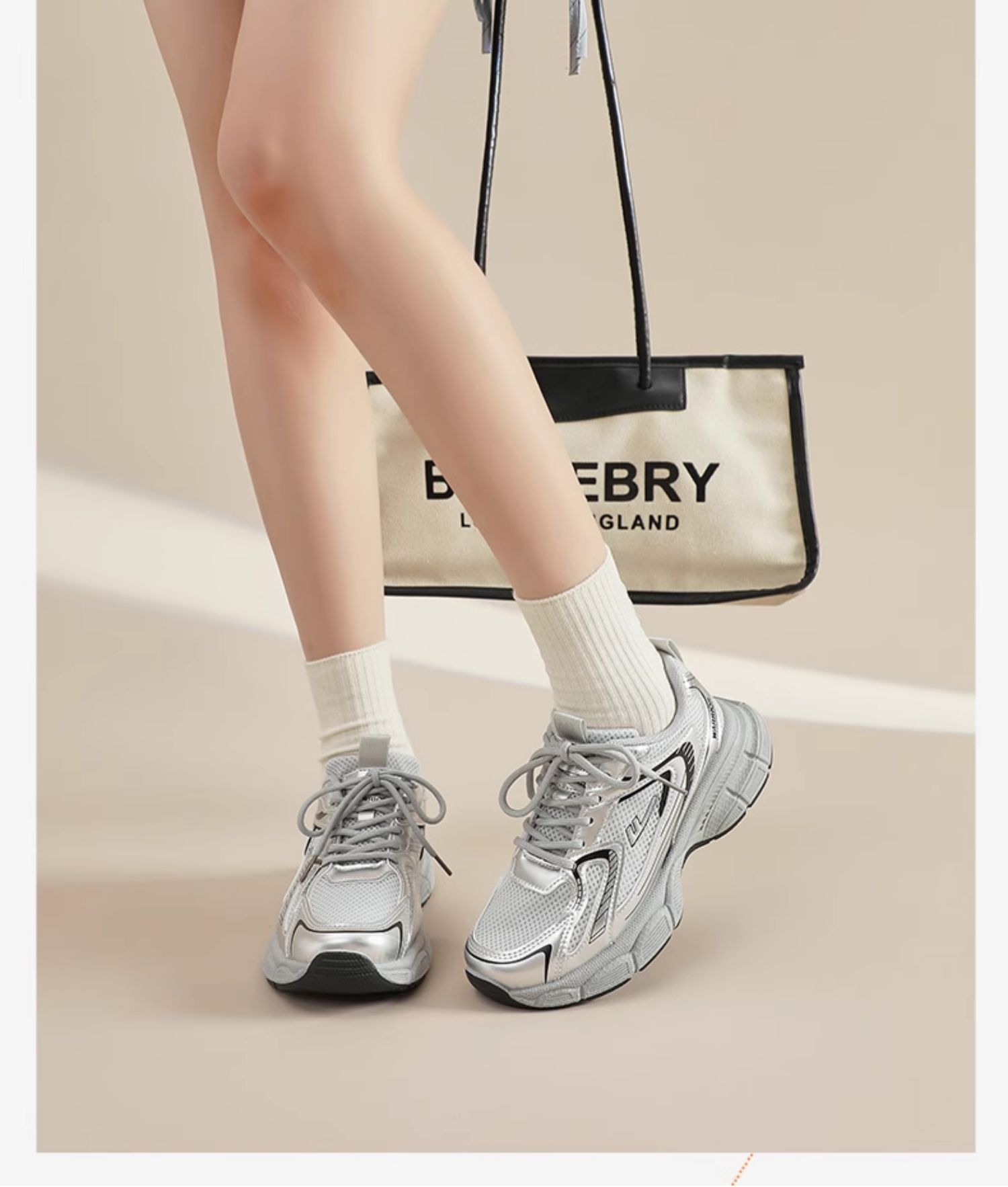 Giày thể thao nữ đế êm nhẹ, thoáng khí đế cao su đúc, chống trơn trượt hạn chế mòn  – GNU2102