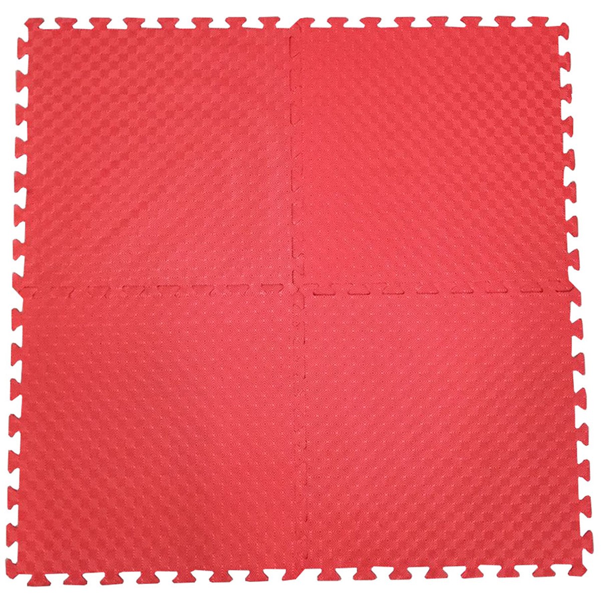 Bộ 4 Miếng Thảm Xốp Mềm Lót Sàn Màu đỏ 60x60cm/miếng