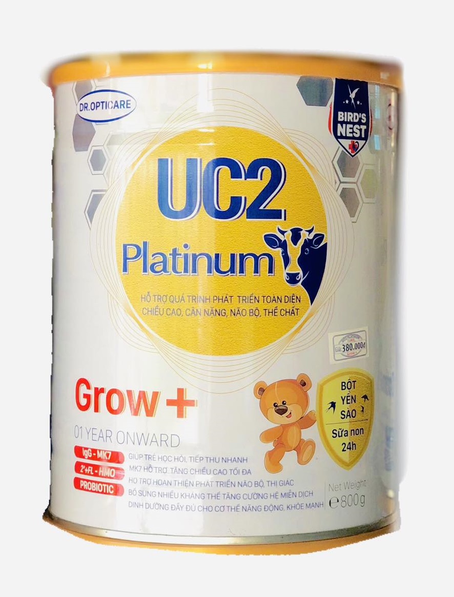 Combo 5 lon Sữa công thức UC2 Platinum Grow+ lon 800g