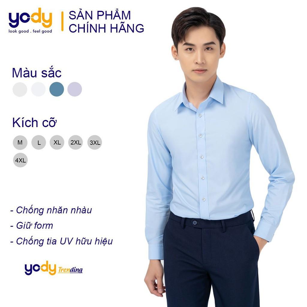 Áo Sơ Mi Nam Chính Hãng YODY Chống Nhăn, Giữ Form, Chống Tia UV Hữu Hiệu SPM3399