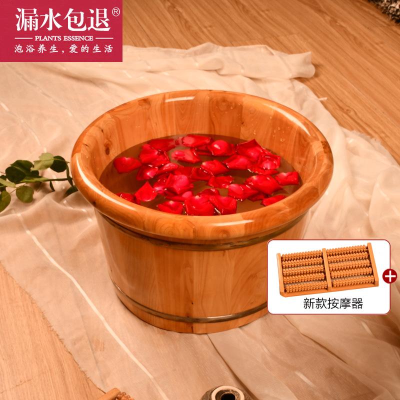 Phong cách mới nhất của nhà gỗ tuyết tùng thùng ngâm chân đôi phòng làm móng chân thùng ngâm chân thương mại thùng ngâm chân bằng gỗ rắn thùng ngâm chân