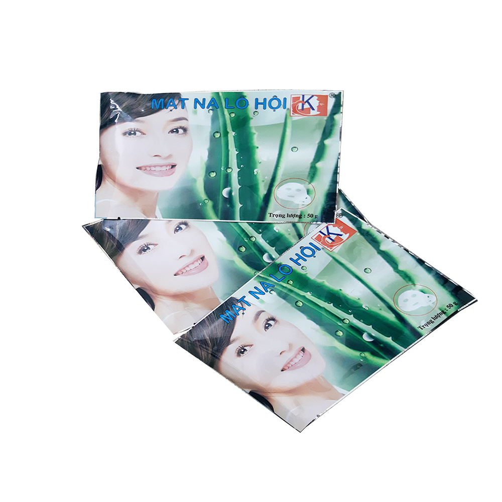 Combo 10 miếng mặt nạ dưỡng da LK chiết xuất Lô Hội 50g