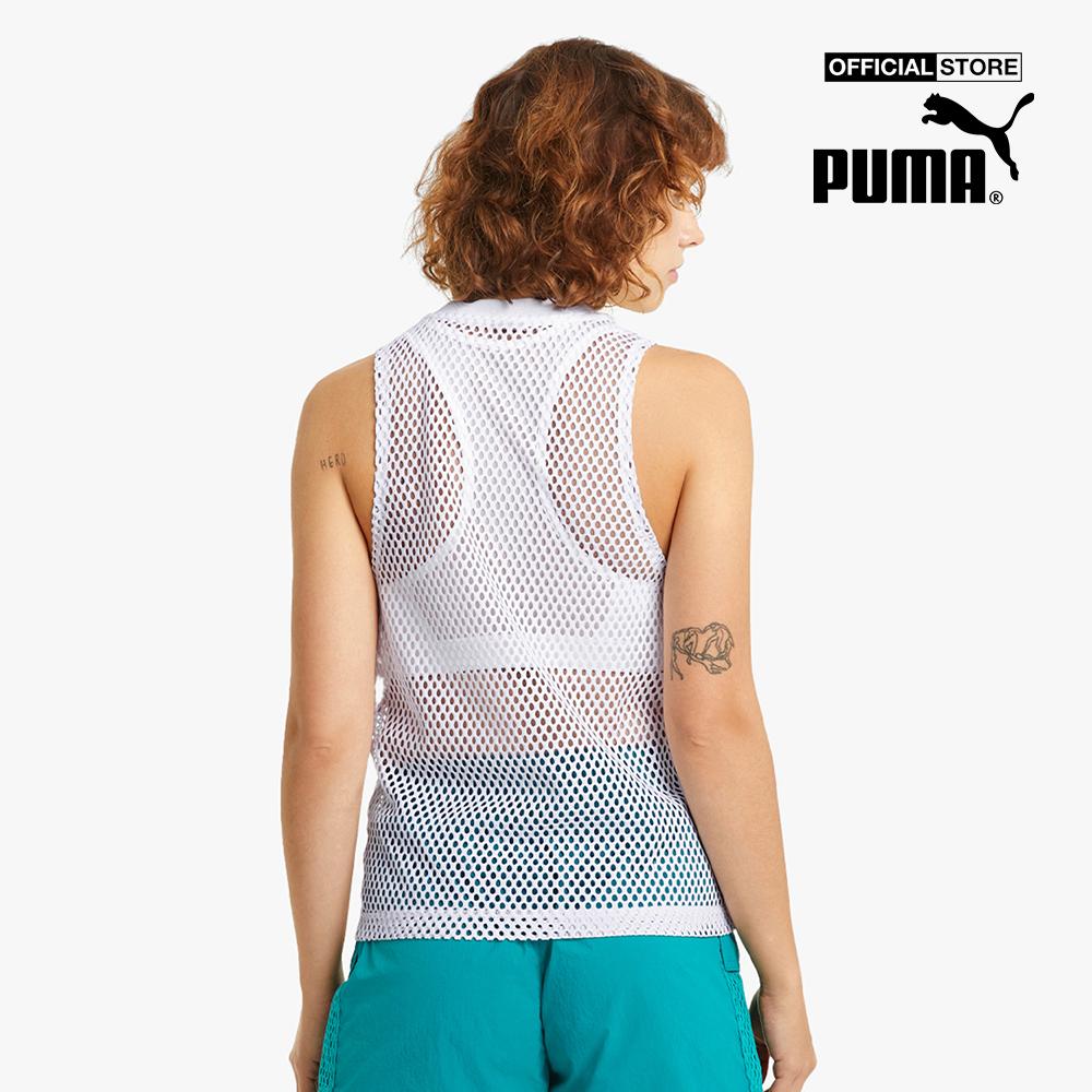 PUMA - Áo ba lỗ thể thao nữ Evide Mesh Tank-599773