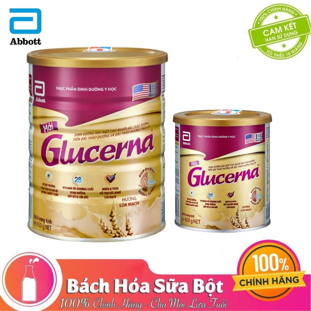 Sữa Bột Abbott Glucerna Lúa Mạch 850g