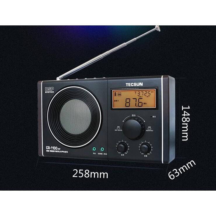 ĐÀI RADIO KỸ THUẬT SỐ CỠ LỚN TECSUN CR-1100 HÀNG CHÍNH HÃNG