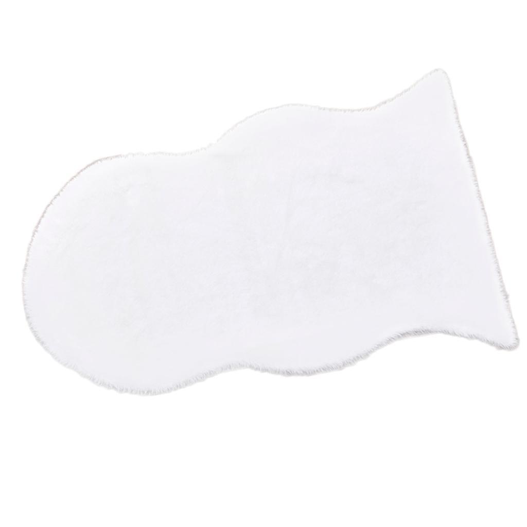 Soft Area Rugs for Kids Room Play Mat Anti- Nursery Carpets White