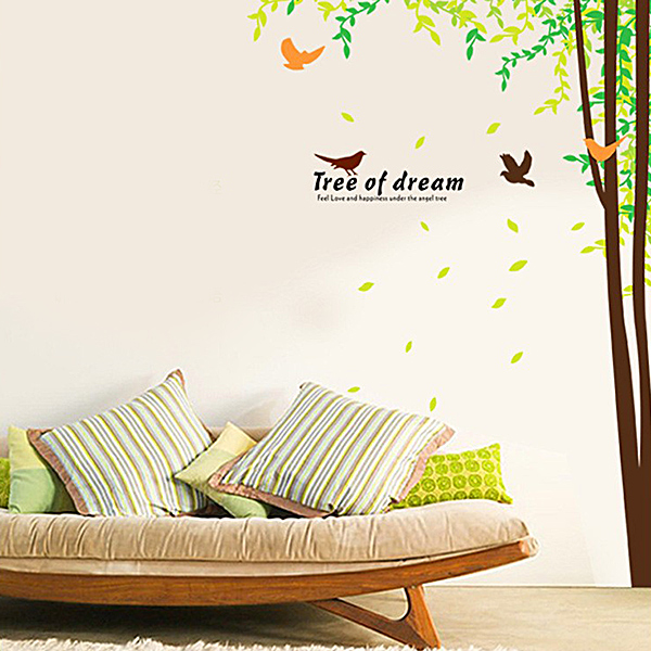 Decal Dán Tường Cây Xanh Binbin PK374
