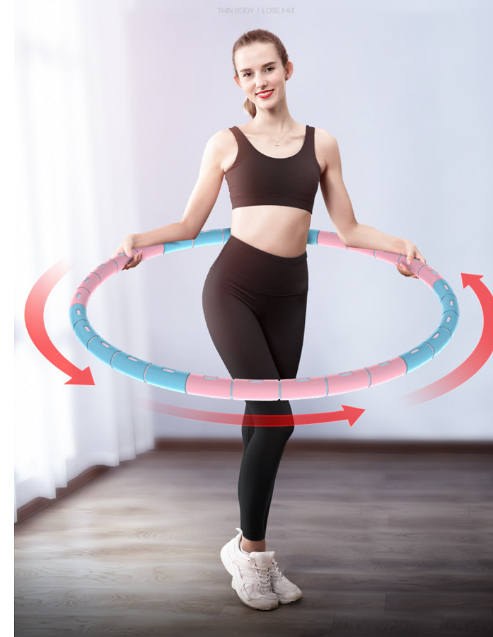 Vòng lắc eo ống thép tháo lắp Hula Hoop