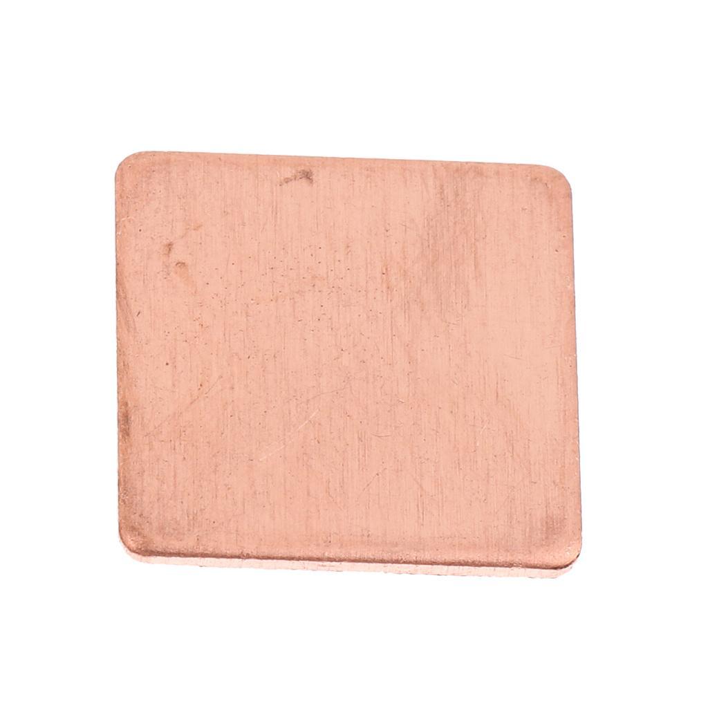 10Pcs Copper Heatsink Cooling Pad Radiator 15x15mm for Raspberry Pi GPU CPU