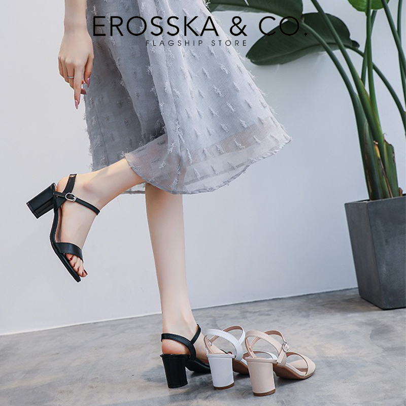 Erosska _ Giày sandal nữ thời trang Erosska gót vuông cao 7cm _ EB066