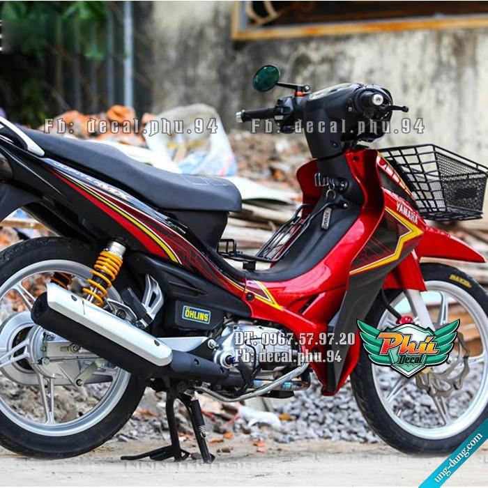 Tem rời Jupiter MX đen đỏ