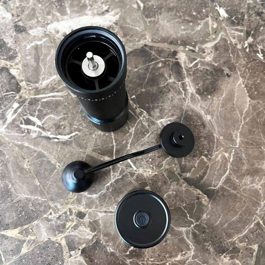 Máy xay hạt cà phê cầm tay kèm pin 60 cấp độ xay 2 trong 1 thương hiệu Mỹ HiBREW G4C - Dung lượng pin 980mAh - Hàng chính hãng