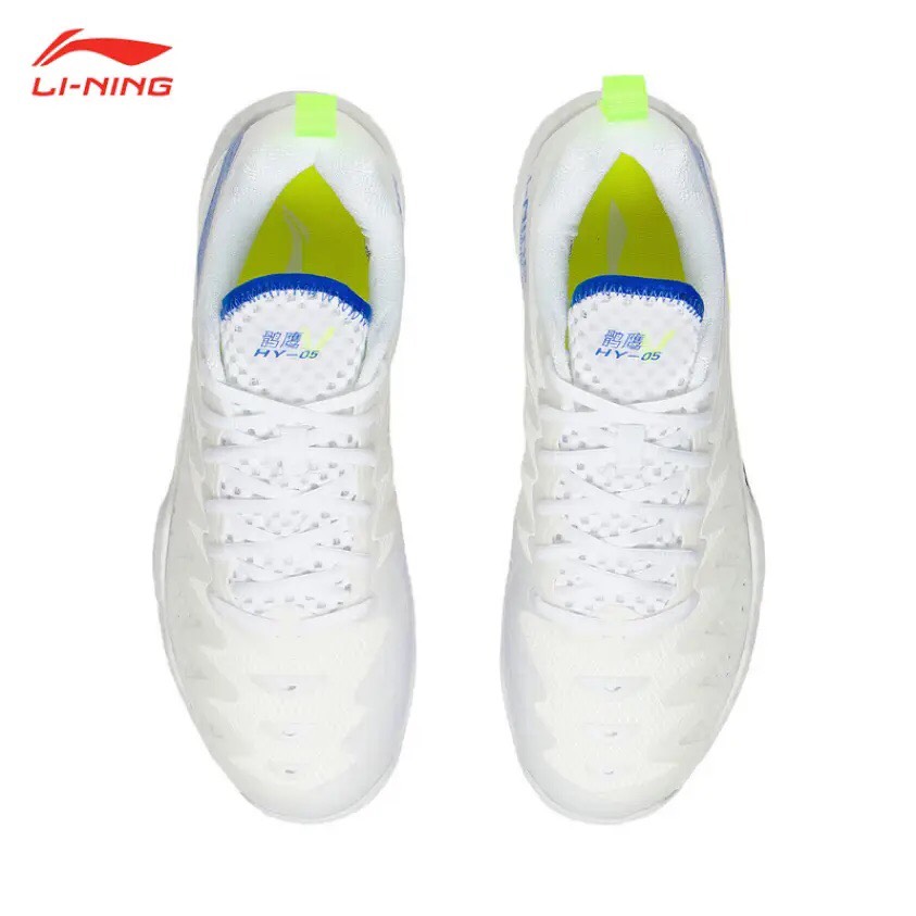 Giày cầu lông chính hãng Lining nữ AYAS026-1 nhẹ nhàng thời trang màu trắng - tặng tất thể thao bendu