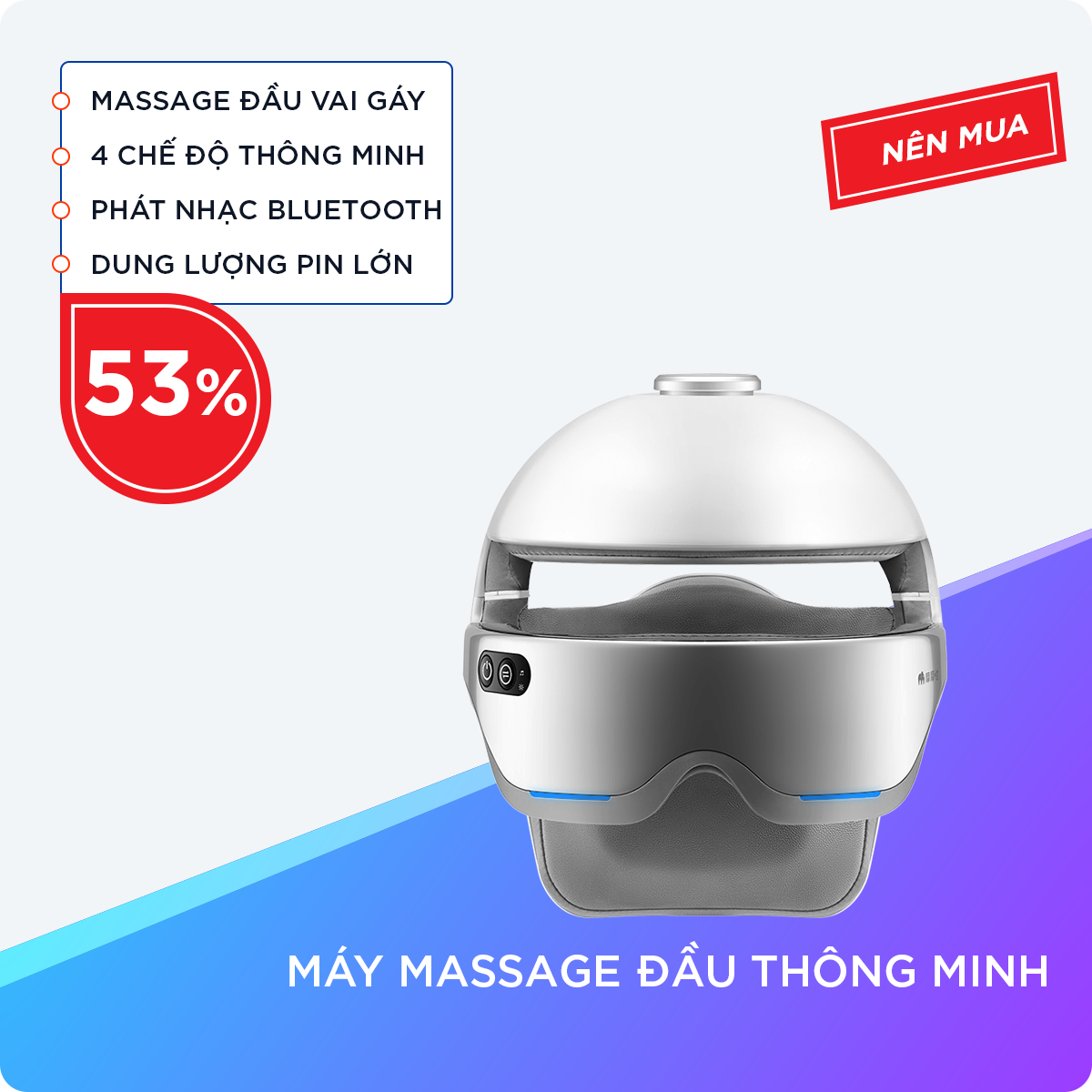 Máy massage đầu thông minh Momoda SX315