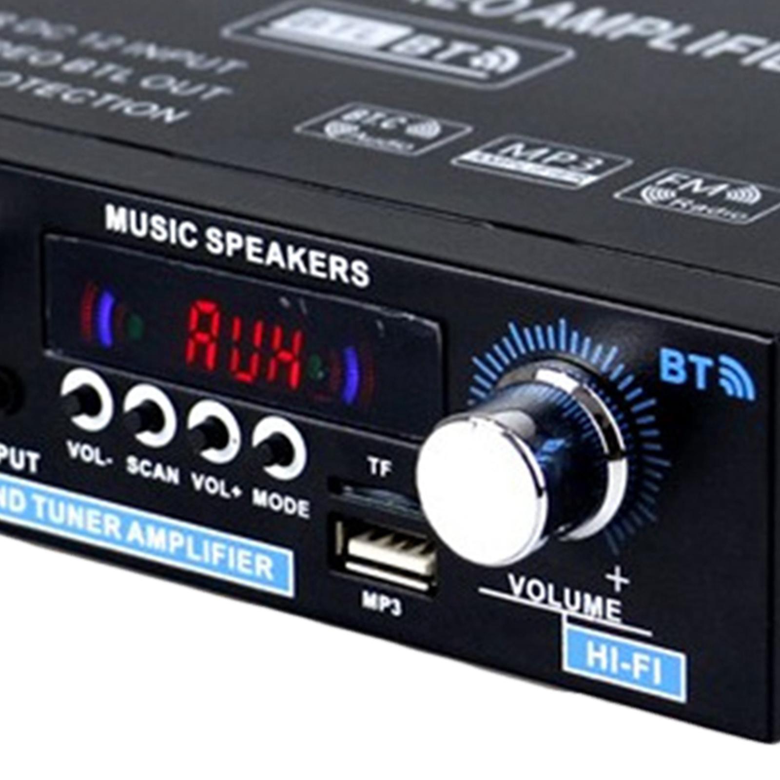 Professional Mini 400W + 400W Audio Power Amplifier Receiver for Car CD DVD