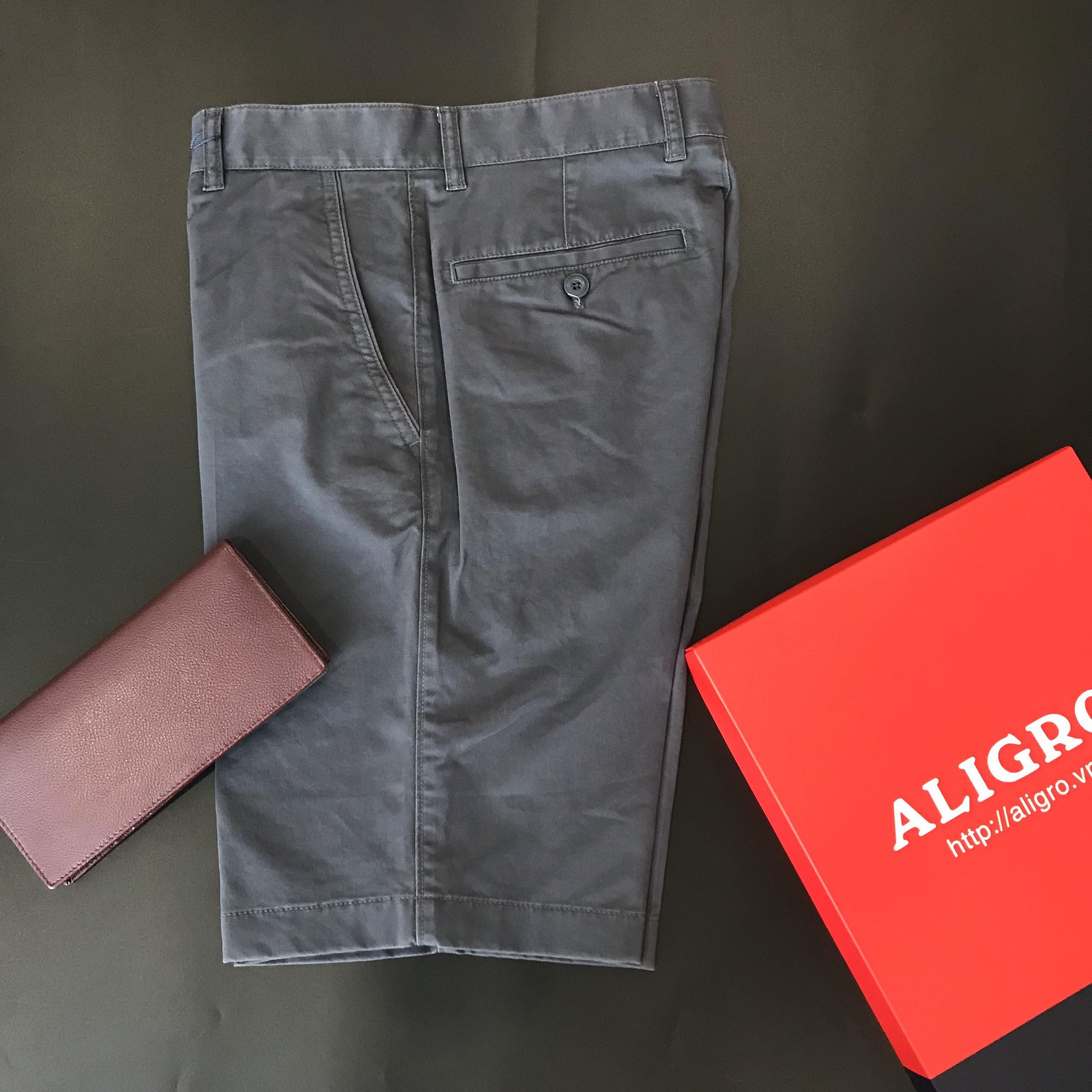 Quần short nam ALIGRO chất liệu kaki dáng basic trẻ trung năng động ALGQS1081