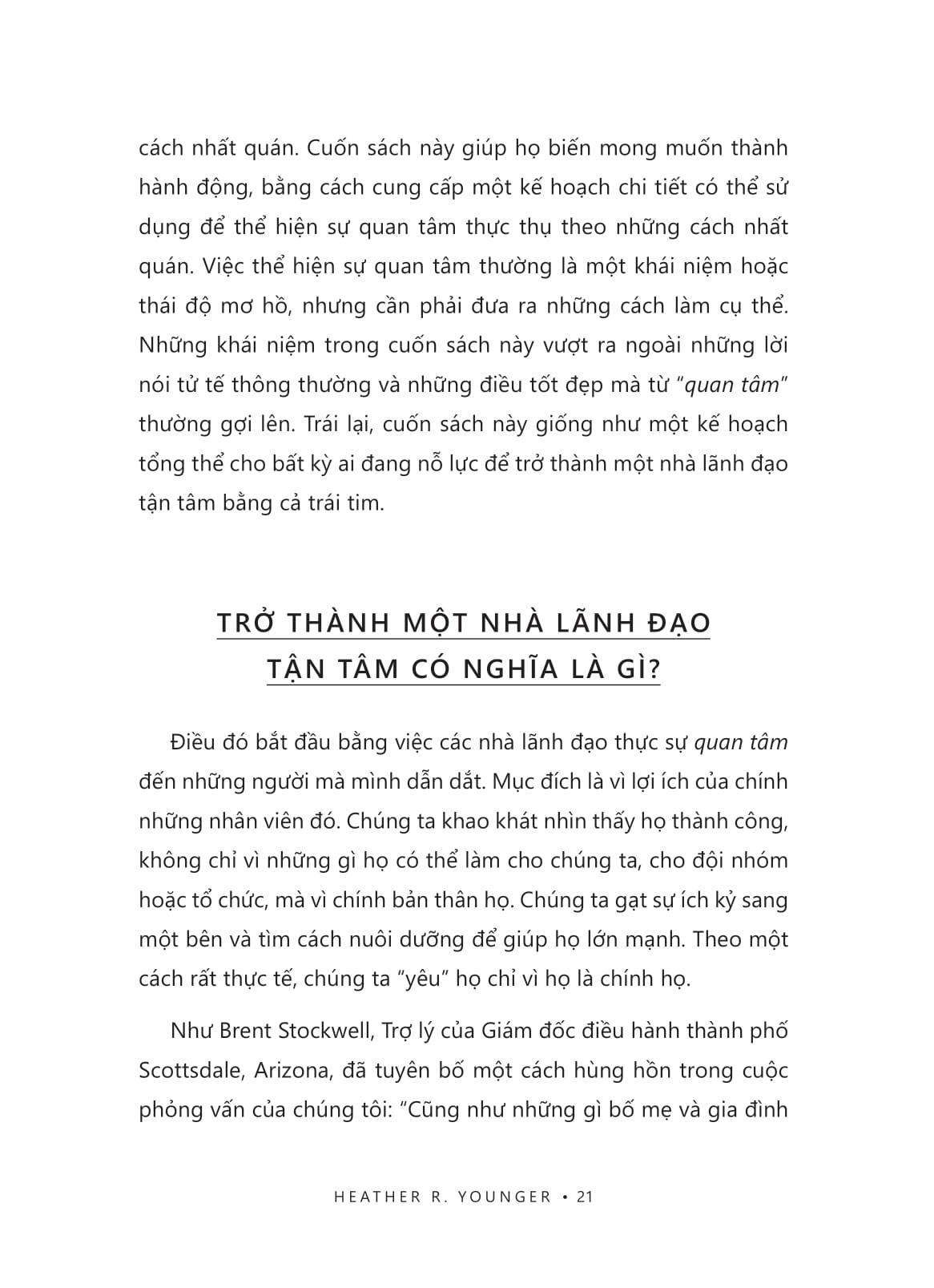 Nghệ Thuật Lãnh Đạo Tận Tâm