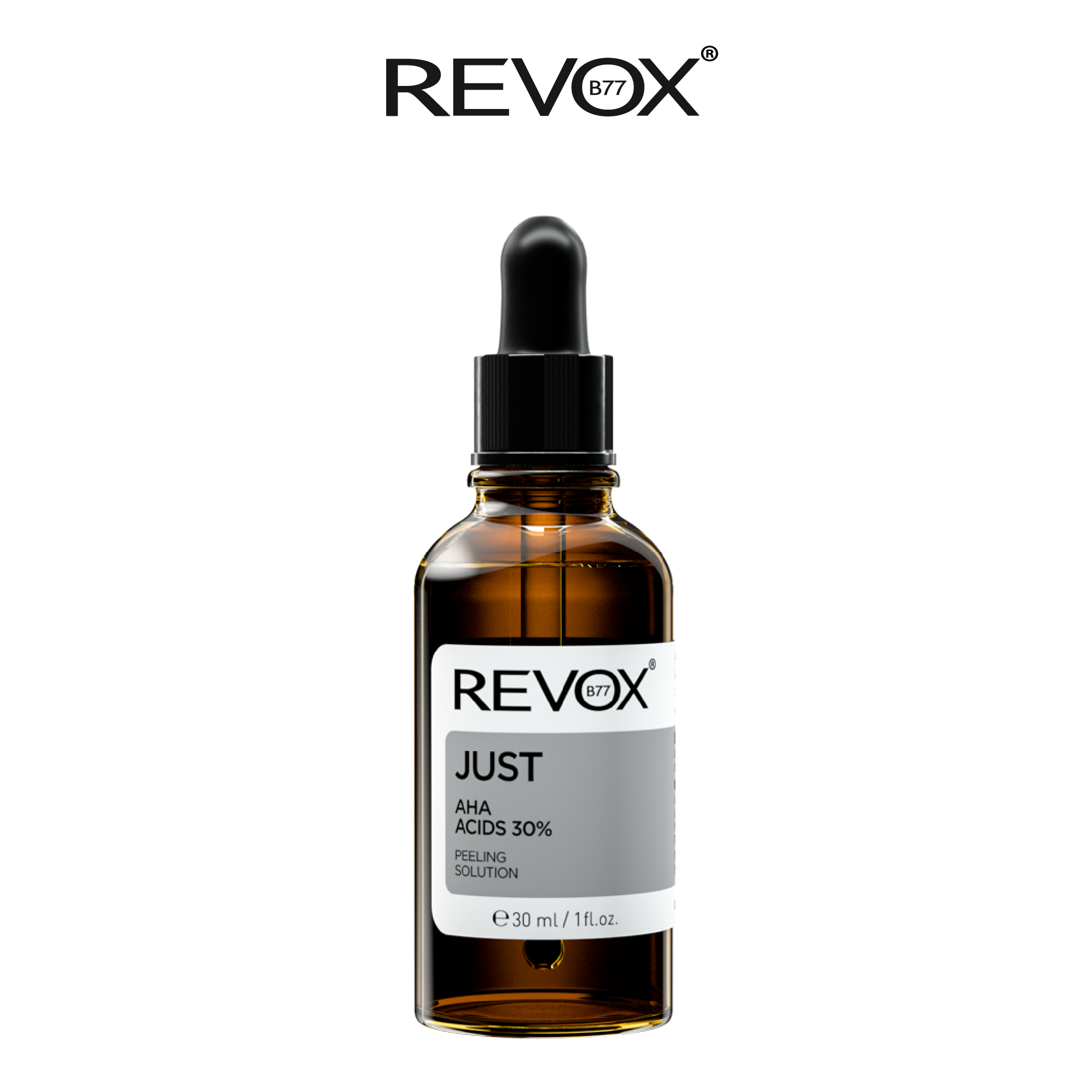 Tinh chất tẩy tế bào chết cho da mặt Revox B77 Just - AHA Acids 30%