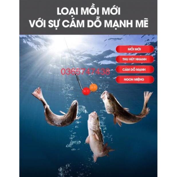 Mồi dụ cá dạng viên đa năng 3S có 6 vị siêu hot siêu nhạy đã về đủ màu đồ câu FISHING_HD