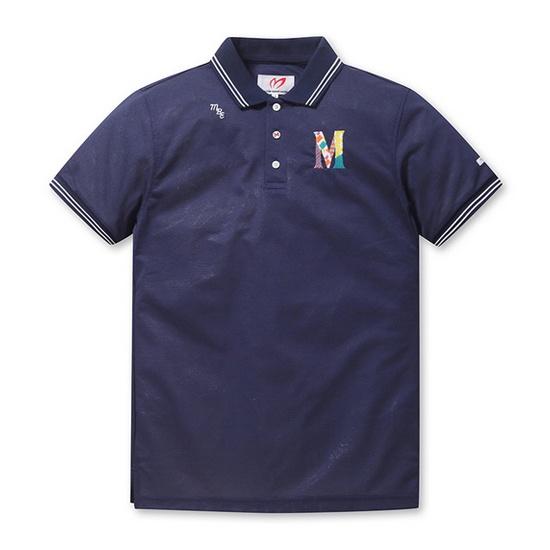 Áo golf nam ngắn tay Master Bunny navy logo M