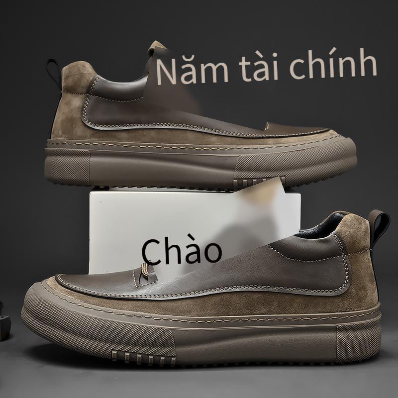Giao hàng nhanh giày bốt martin giày thông thường ins giày lưới chống trượt ngoài trời mới nhất màu đỏ