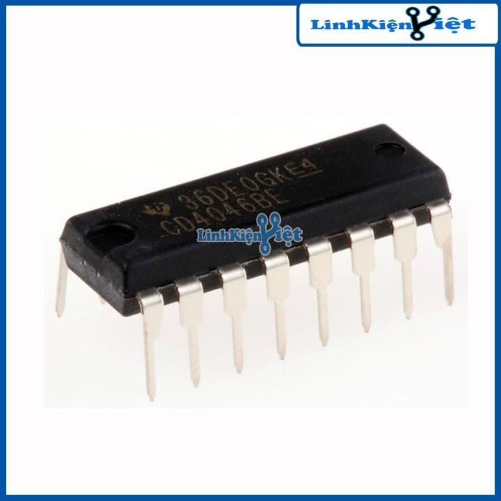 IC chức năng CD4046 16P hai loại CD4046BE, CD4046BM
