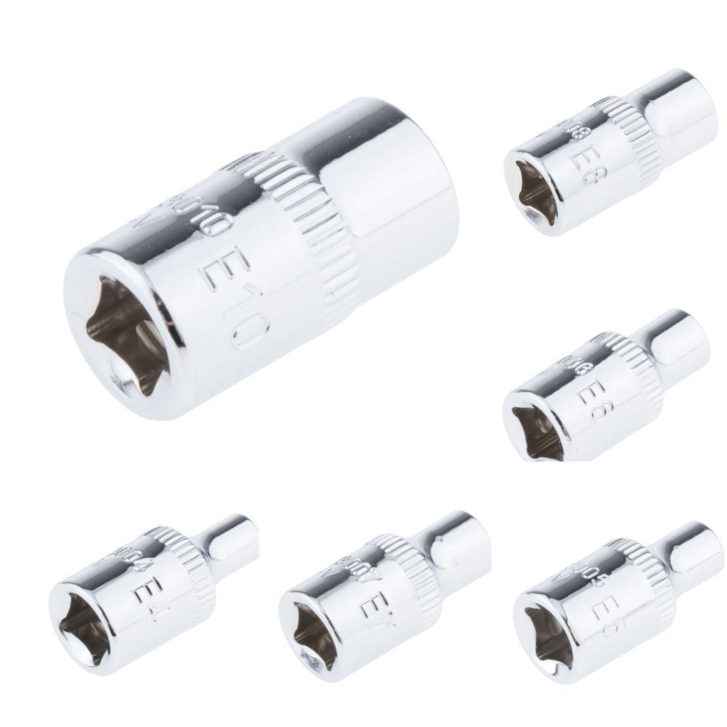 1/4 '' E-type Socket Wrench For Hexagon Screws, Rustproof, Durable