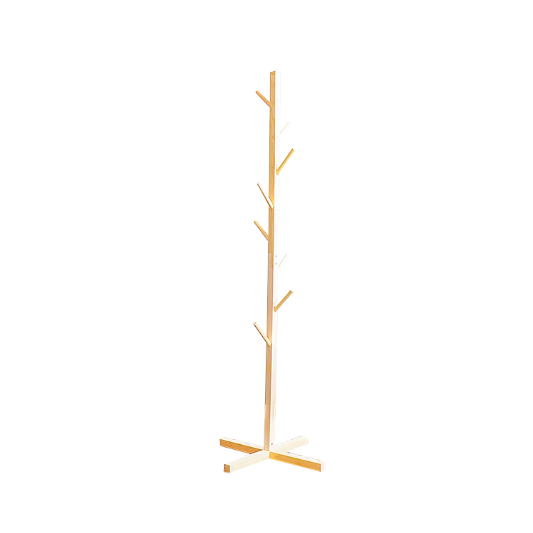 Cây Treo Quần Áo Đứng Gỗ Thông Móc Quần Áo Gỗ Thiết Kế Lắp Ráp Hiện Đại