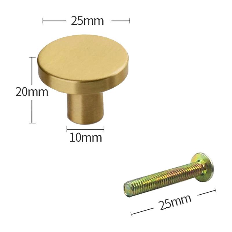 Tay Nắm Ngăn Kéo Tủ Bằng Đồng Phong Cách Hiện Đại