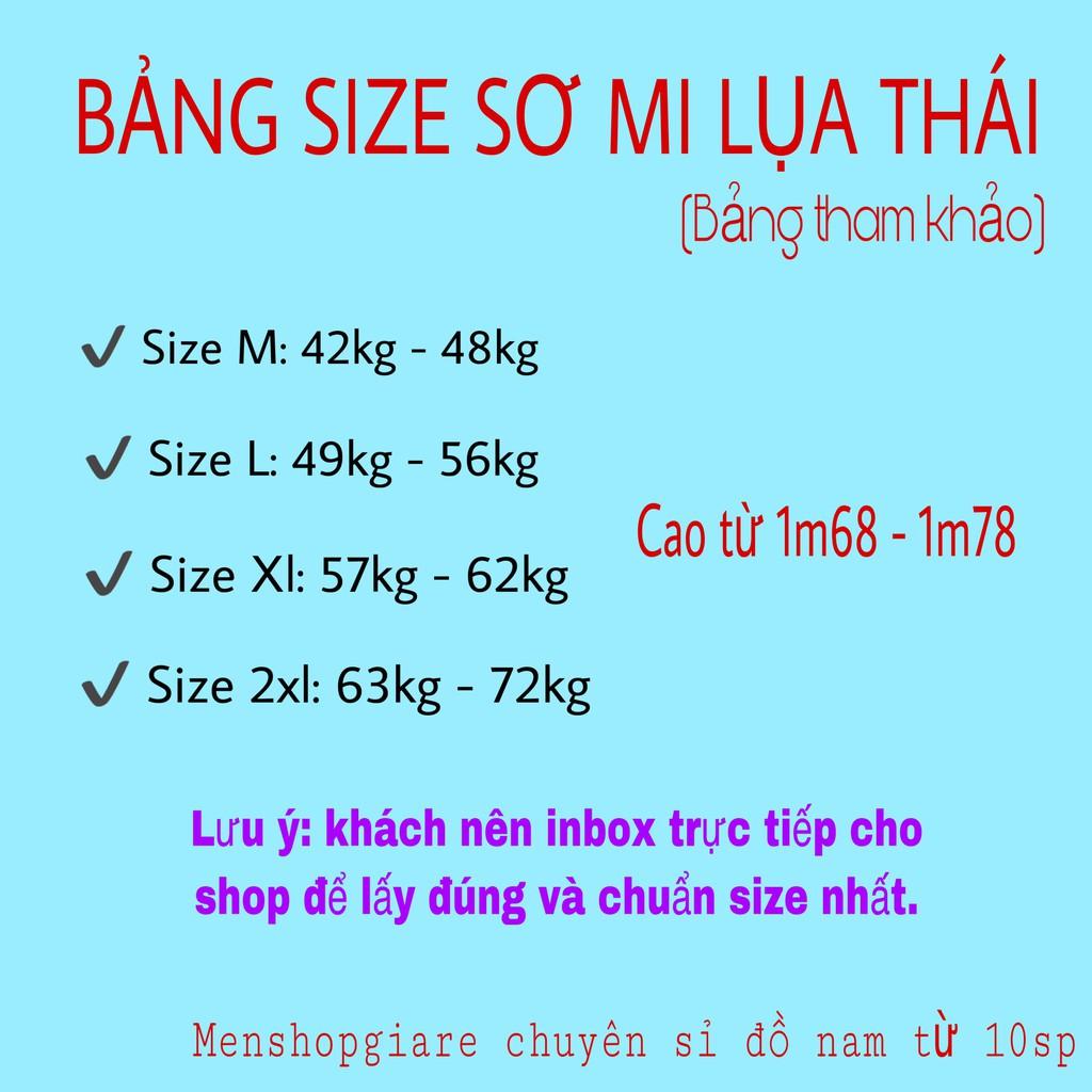 SƠ MI LỤA THÁI- KHÔNG NHĂN