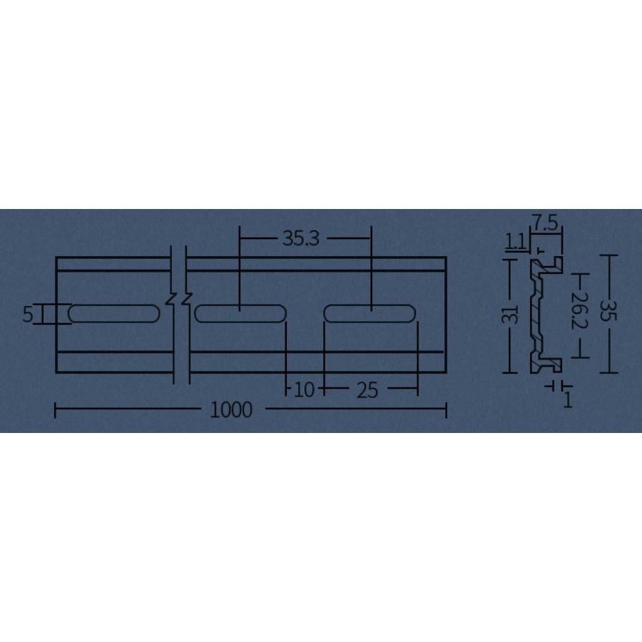 Bộ 02 Thanh ray bi trượt hộc tủ, ngăn kéo