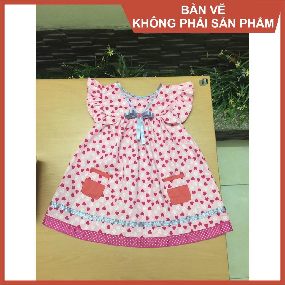 Rập giấy A0 bộ bé gái mã R88 (BẢN VẼ)