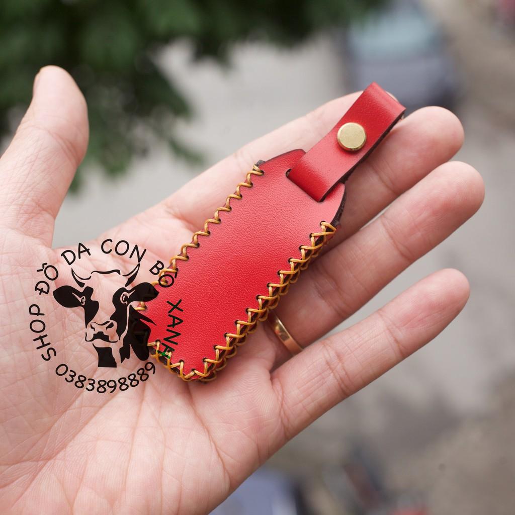 Bao da dành cho Chìa Khóa Volvo Sport Key đi kèm XC90, XC60, XC40, V90, S90, S60 handmade da thật 003