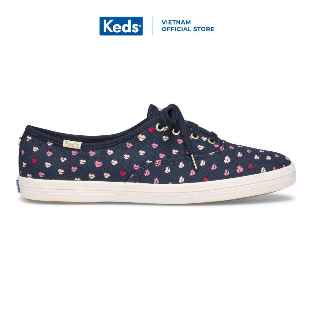 Giày Keds Nữ- Champion Lips Navy- KD060482