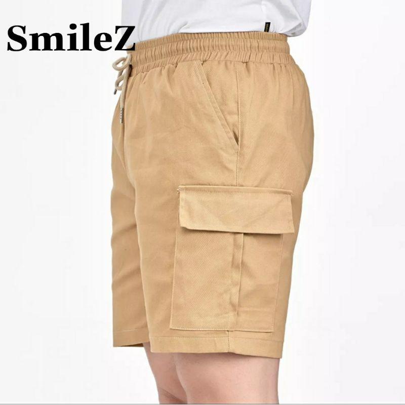 Quần short đũi kaki SmileZ unisex phong cách Ulzzang