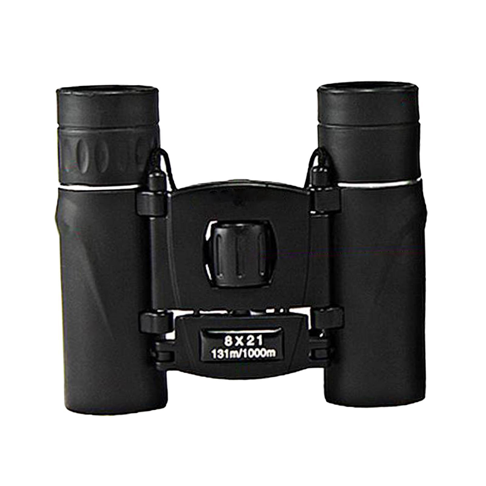 8x21 Pocket Binoculars Toys Long Range 1000m Foldable HD Powerful Telescope for Hunting Sports Hiking Bird Watching Theater